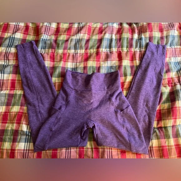 Bombshell Sportswear Purple High-Waisted Leggings - Picture 2 of 5